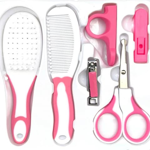 Kit Higiene 4 Peças Baby Care Rosa - Mumlove