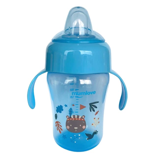 Copo com Alca 240ml Azul - Mumlove