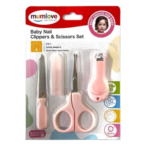 Kit Higiene 3 Pecas Rosa - Mumlove