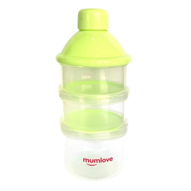 Dosador p/ Leite em Po Verde 3 Camadas - Mumlove