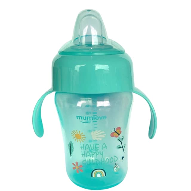 Copo com Alca 240ml Verde - Mumlove