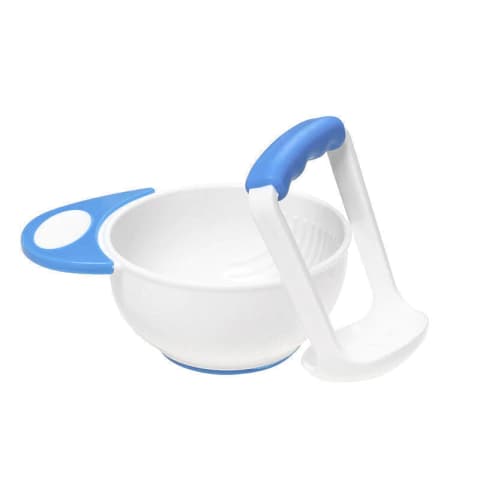 Kit Amassador de Papinha Azul/Branco - Mumlove