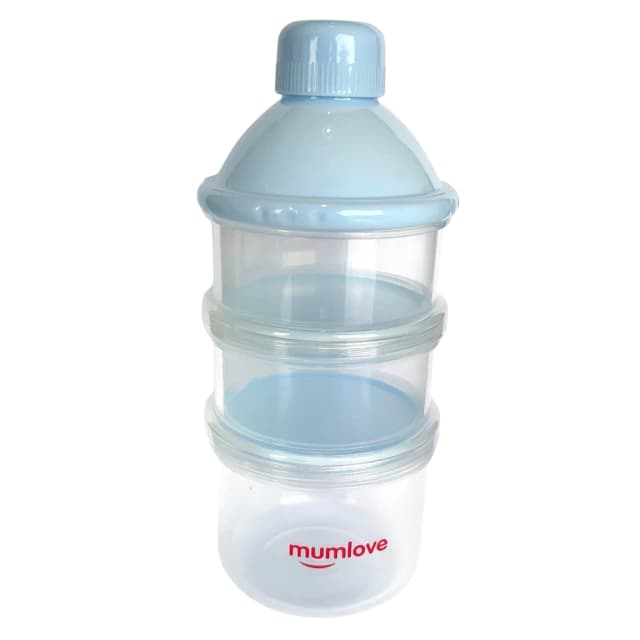 Dosador p/ Leite em Po Azul 3 Camadas - Mumlove