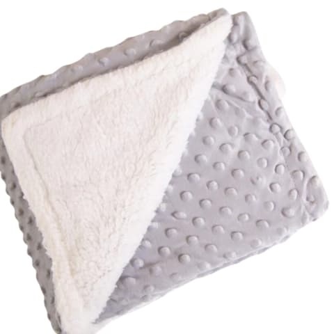 Cobertor Infantil Cinza Ultra Soft
