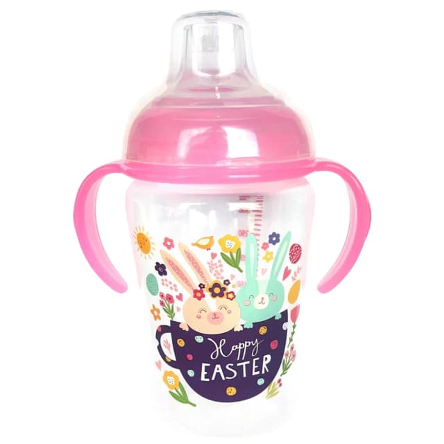 Copo com Alca 350ml Rosa - Mumlove