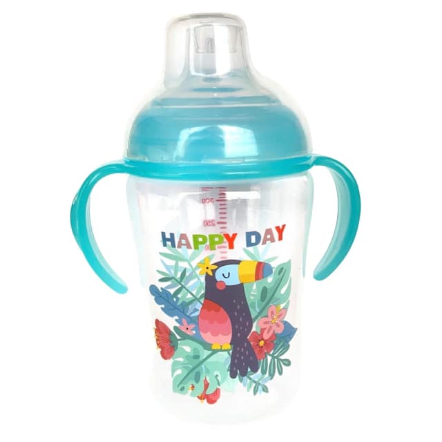 Copo com Alca 350ml Azul - Mumlove
