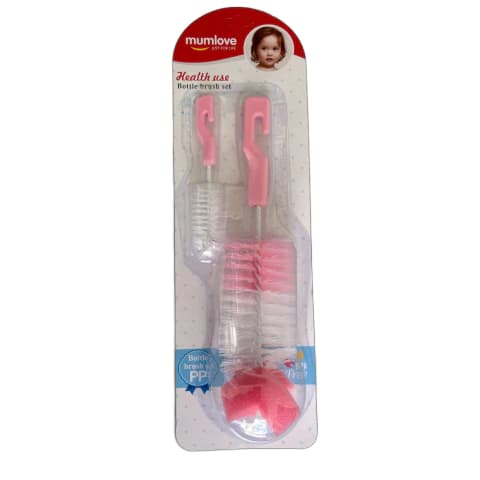 Escova para Mamadeira Rosa - Mumlove