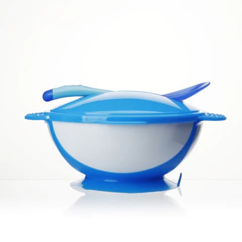 Kit Alimentação Azul Bowl e Colher - Mumlove