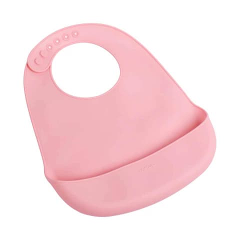 Babador de Silicone Soft Rosa - Pimpolho